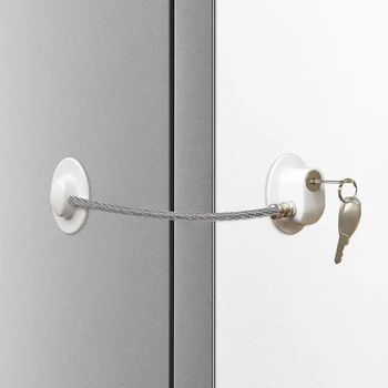 

Refrigerator Safety Lock Cabinets Lock for Baby Security Anti-pinch Safe Protection Children Baby Care