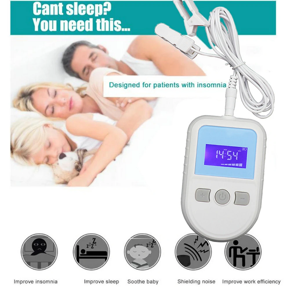 

New Anxiety Insomnia Anti Sleep Electrotherapy CES Device Depression Acupuncture Electronic Stimulator