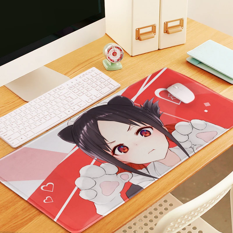

Anime Kaguya-sama: Love Is War Shinomiya Kaguya Gaming Mouse Pad Mat Ergonomic Rubber Mousepad Cosplay Props