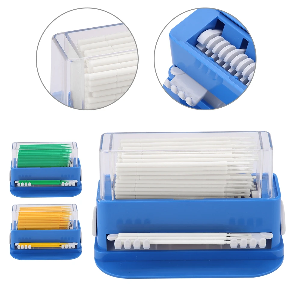 Dental Applicator Disposable Micro Applicator Tip Bendable Sticks Brush