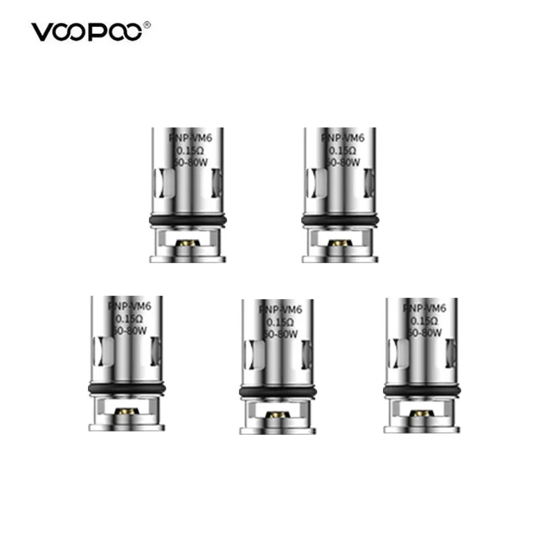 5/10/15 шт. оригинальные Voopoo PnP TM1/VM5/VM6 сетчатые сменные катушки 0.2ohm VM5 0.15ohm VM6 для Drag X / S