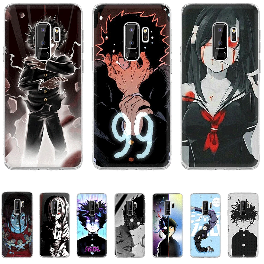 Чехол для мобильного телефона samsung J1 J2 J3 J5 J6 J7 Prime жесткий чехол Mob Psycho 100 аниме