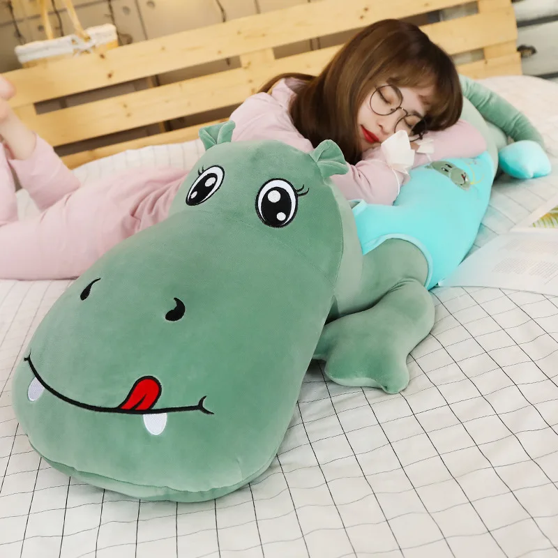 

Hippo Doll Cute Bed Holding Pajama Pillow Crocodile Plush Toys Doll Girls' Doll zhang tiao zhen
