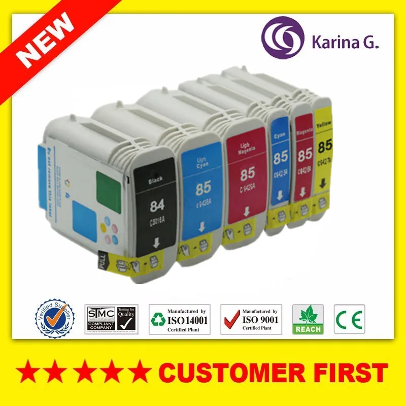 Совместимый картридж с чернилами для HP84 HP85 C5046A подходит дизайнерского принтера