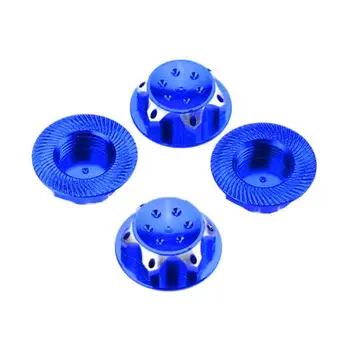 

ABKT-4Pcs RC Buggy 1/8 Scale 17mm Dust Lock Nuts Adapter for RC Off-Road Truck Redcat LOSI Team-C Wheel and Rims Nut