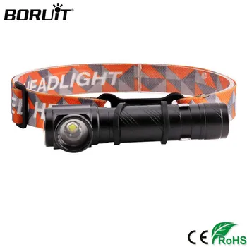 

BORUiT 1190 T6 LED Headlight Powerful USB Charger 18650 Headlamp Magnetic Lamp Portable Lanterna Zoomable Torch Lamp Camping