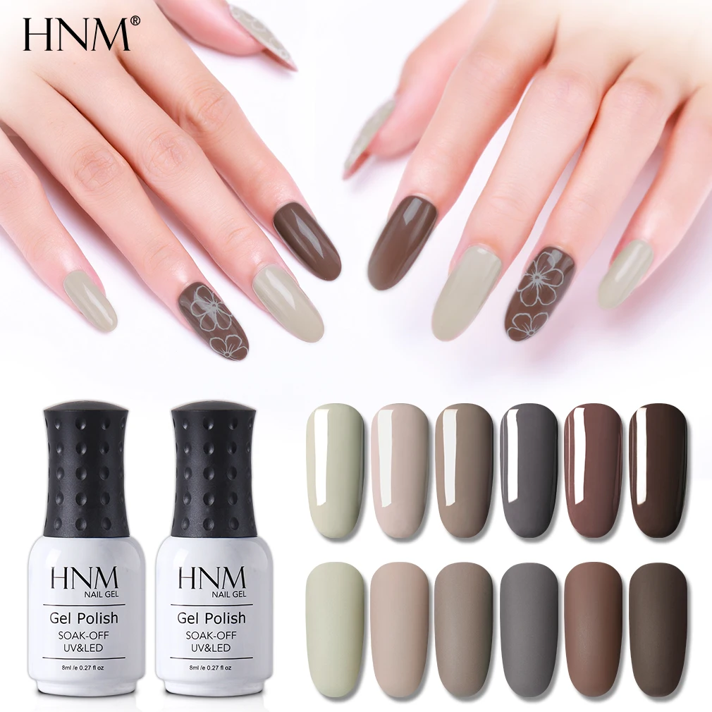 HNM 8 мл Macchiato УФ гель лак для ногтей LED матовый топ польский отмачиваемый Lucky