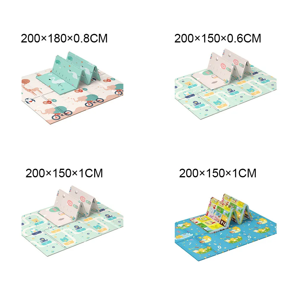 Детский складной ползающий коврик для лазания утолщение экологически чистые коврики развивающий коврик для детей игровой коврик