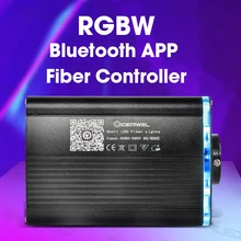 Оптоволоконный светильник s Smart Bluetooth APP управление 16 Вт RGBW звездное небо эффект потолочный светильник украшение автомобиля