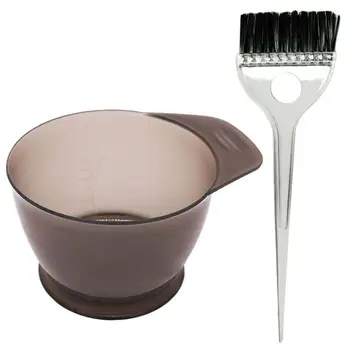 

2pcs Hair Dyeing Kit Dye Brushes Tinting Bowl Professional Hair Tinting Set Hair Coloring Tools for Salon
