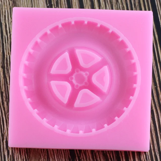 3D -S Gumiabroncs -Szilikon Penész Fondant Penészek Barkács Baba Születésnapi Torta Dekorációs Szerszámok Cukorkás Agyag Csokoládé Gumpast Cupcake Sütés - Image 3
