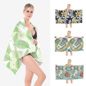

Beach Towel Portable 160x80cm Printing Bath Towel Outdoor Microfiber Towels Fitness Swimming Quick-drying Yoga Sport towels