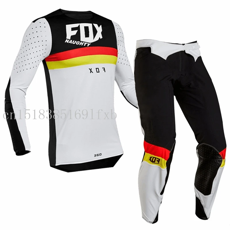 

Naughty Fox Flexair Motocross Gear NAVY BMX MTB Mountain Downhill Dirt Bike Motocross Suits Off-road Motorcycle Combos