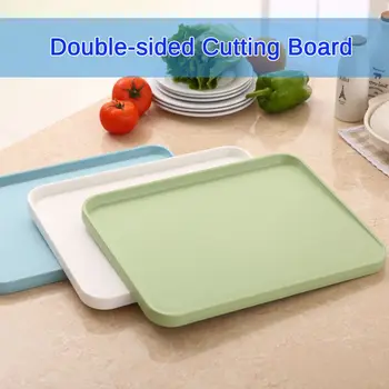 

Double-sided Chopping Blocks Tool Cutting Board Durable Non-slip Kitchen Accessories Meat Fruit Vegetables Chopping Board Tray