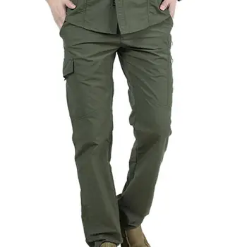 

Pants Men Casual Army Style Trousers Mens Cargo Pants Waterproof Quick Dry Trousers Male Bottom