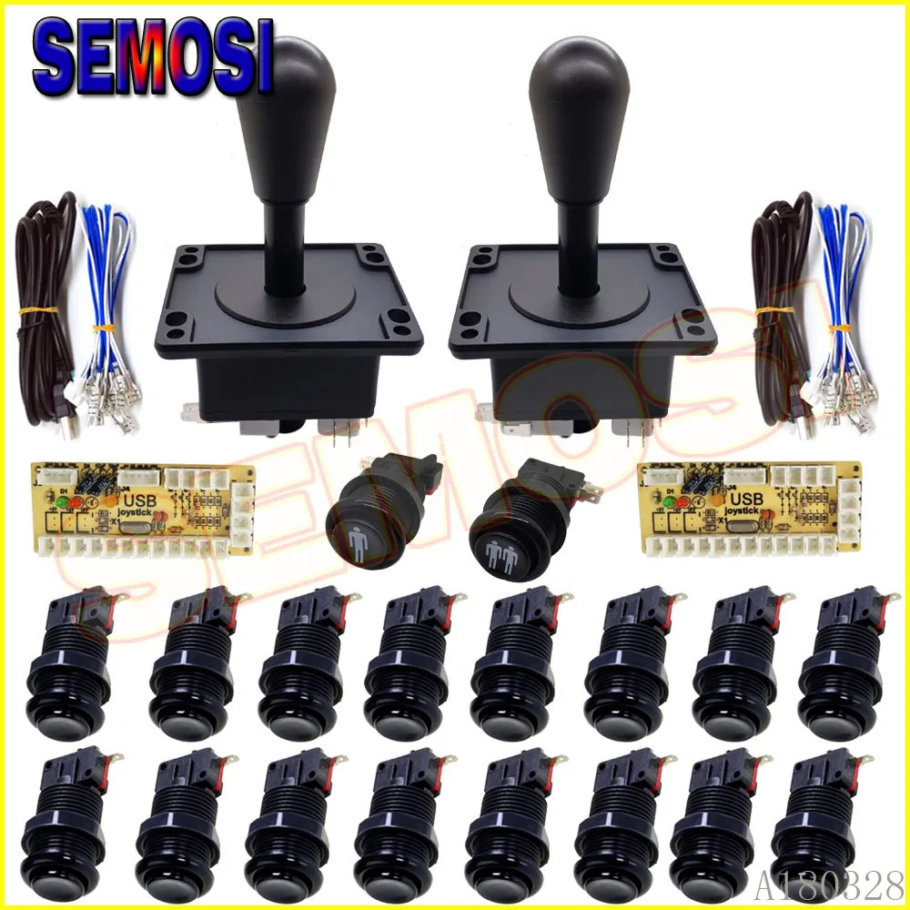 

Zero Delay USB Encoder DIY Kit Happ Type Arcade Joystick Button Jamma Mame Parts for Arcade Cabinet Console Machine