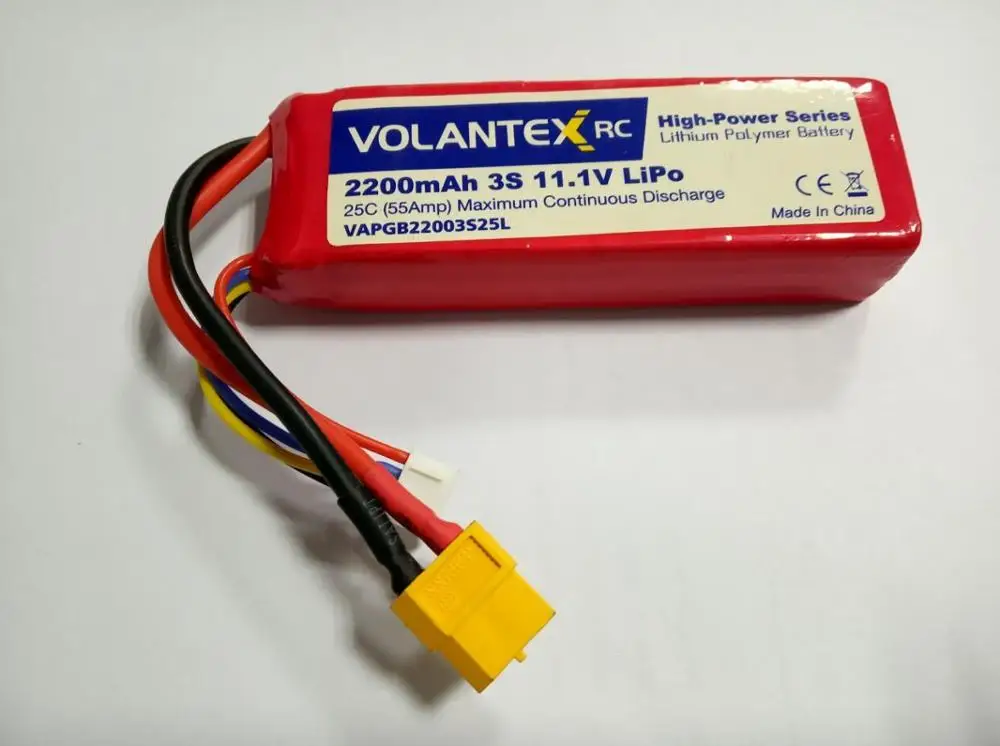 Volantexrc 2200mAh 3S 11 1 V 25C Lipo Battery XT60 Plug | Игрушки и хобби
