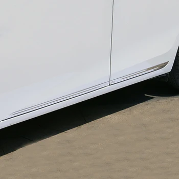 

CarManGo for Toyota Corolla 2014-2018 Car Door Gate Side Pedal Sill Cover Frame Trim Sticker Chrome Pad Exterior Accessories