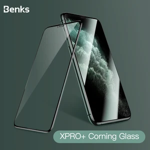 Image 1 - واقي شاشة كامل من Benks Corning عالي الجودة ثلاثي الأبعاد من الزجاج المقوى لهاتف iPhone X XS 11 Pro MAX XR 9H واقي متين