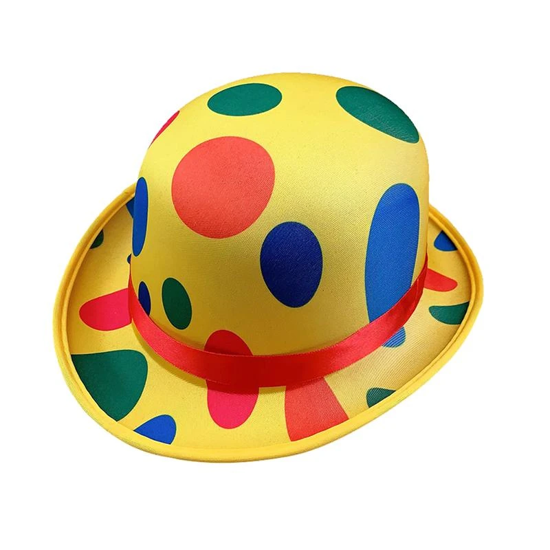 カーニバルピエロ帽子パフォーマンス衣装帽子小道具クリエイティブピエロパーティーキャップ Party Hats Aliexpress