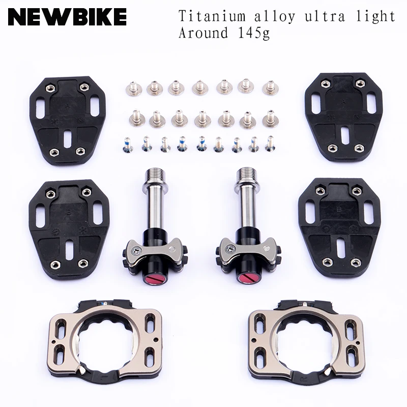 

Neue 204g Titan Legierung Achse Fahrrad Pedale ultra-licht selbst locking pedal pedal rennrad auto-lock pelz SpeedPlay pedal