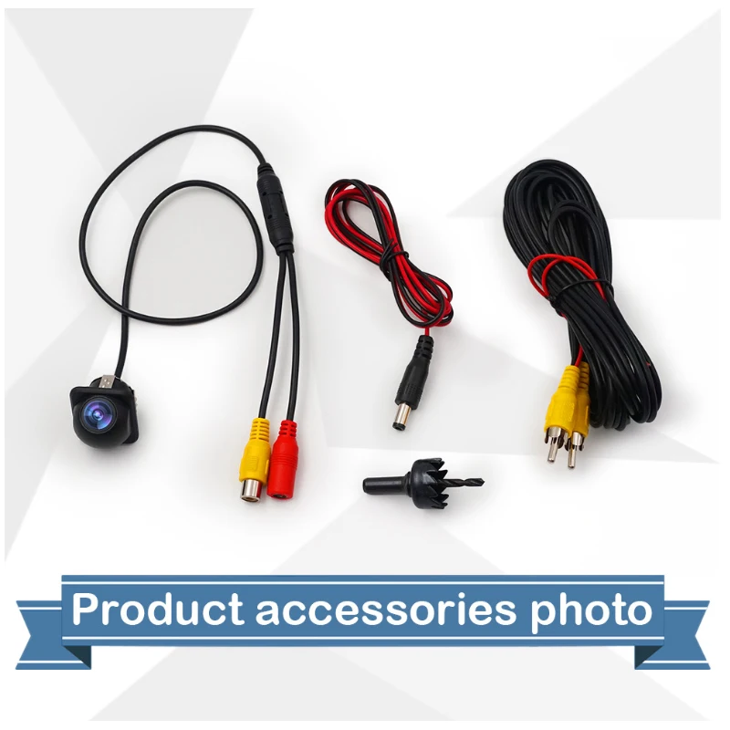 720P HD Waterproof Rear View Camera Car Camera Universal Night Vision Wide Angle 180H Camera Rear/Front View Parking Camera