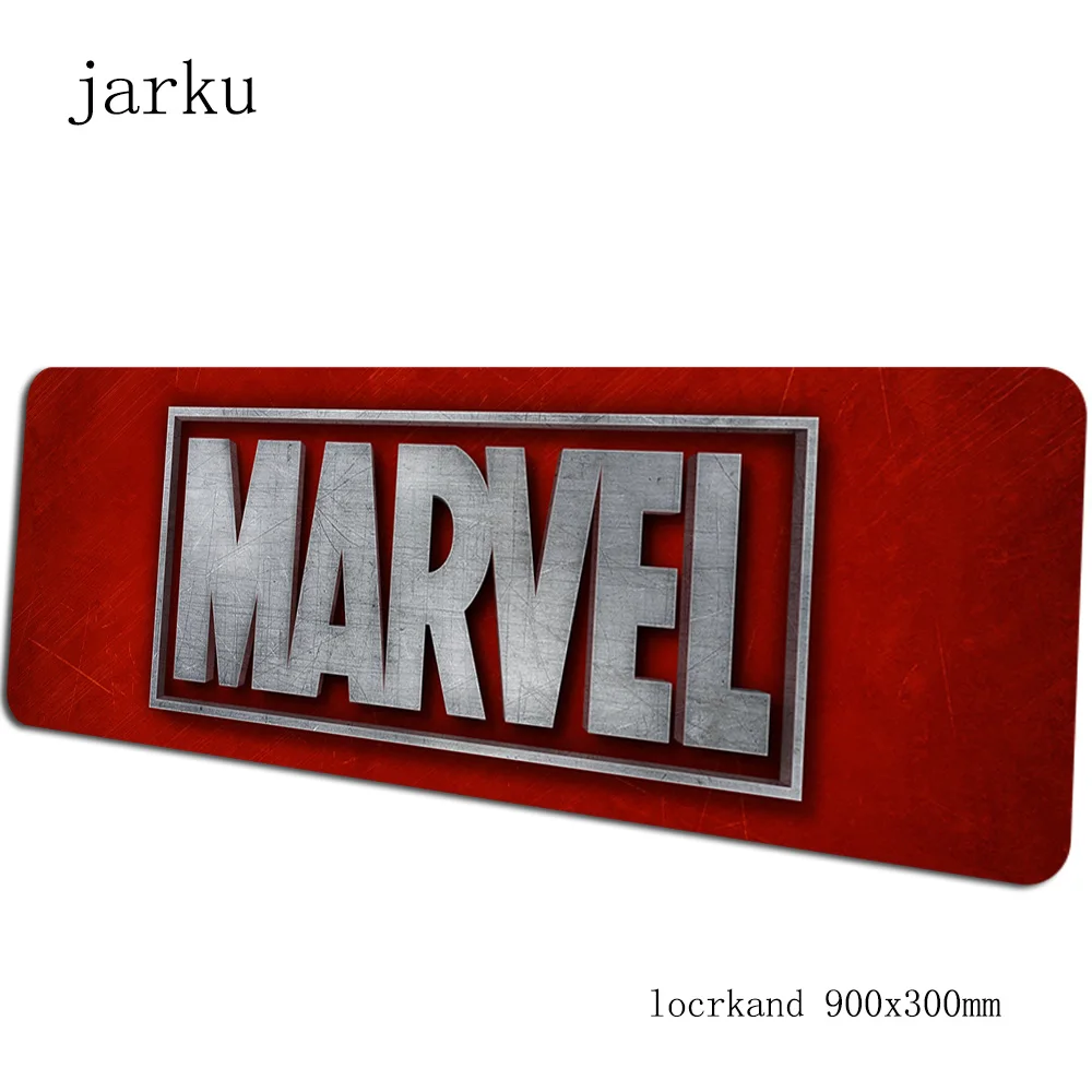 Marvel Comics логотип коврик для мыши 900x300X2 мм большая компьютерная мышь игровой мат геймпад пк геймер Самый дешевый игровой коврик для мыши padmouse