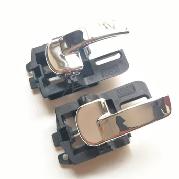 

80671-JD00E 80670-JD00E FOR NISSAN QASHQAI J10 (04-13) DOOR HAND INSIDE LEFT RIGHT INTERNAL HANDLE SET CHROME