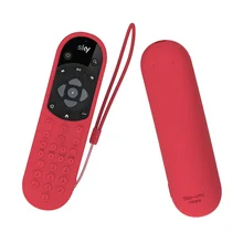 SIKAI 2020 Rivestimenti Per Telecomandi Per SKY Q Custodia protettiva ANTIURTO di Tocco Compatibile E Non-Touch della pelle-FriendlyWith Anello mano