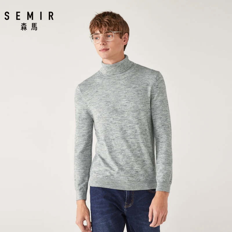 Semir, пуловер, свитер, мужской, для молодых, зимний, водолазка, свитер,, теплый свитер, тренд, джемпер, теплый внутри