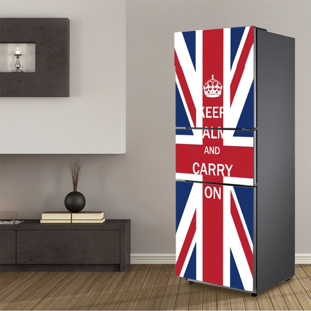 Виниловая самоклеящаяся наклейка на холодильник для кухни, крышка на холодильник, размер двери 60x150 см/60x180 см
