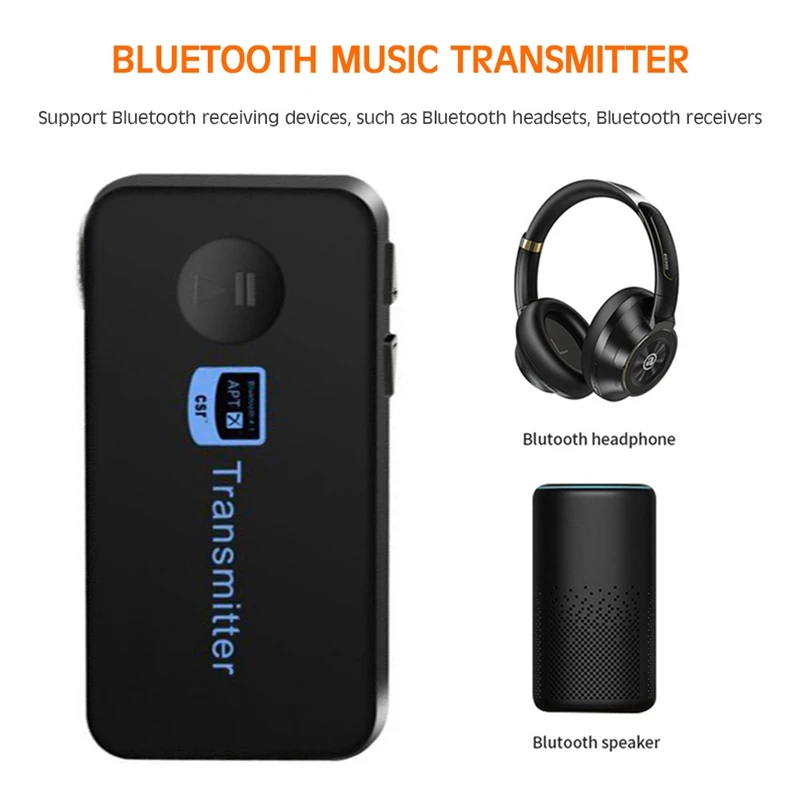 1Pc Wireless Bluetooth 4 1 Transmitter Adapter 3 5mm Jack For Car Music Audio Aux Headphone Reciever Handsfree