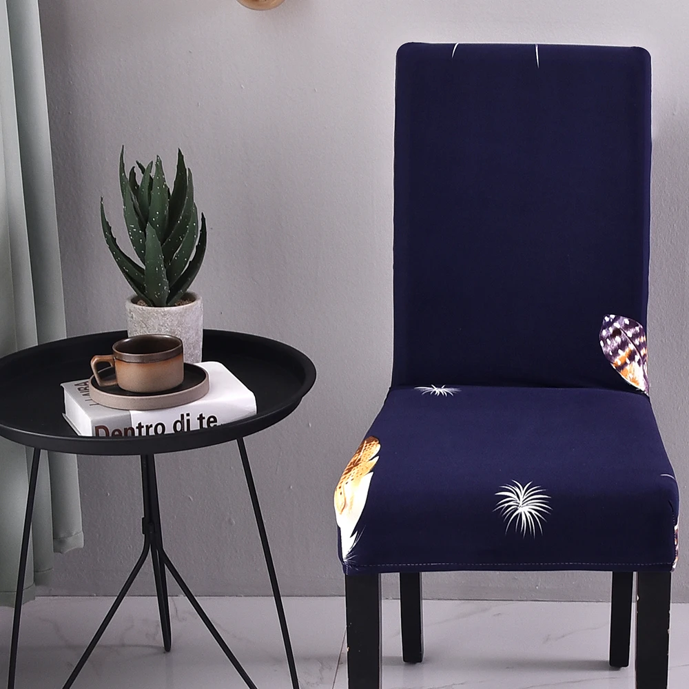 Urijk геометрический принт чехол для кресла спандекс для гостиной столовой Универсальный стрейч обеденный чехол стулья эластичные чехлы на кресла - Цвет: 1
