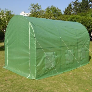 

Strong Steel Frame Big Greenhouse Outdoor Garden Warm Anti-freeze Rain-proof Flower Plants Vegetables Greenhouse 600x300x220cm
