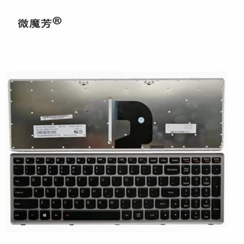 

US English laptop Keyboard For Lenovo Z500 Z500A Z500G P500 P500A backlit with backlight silver English