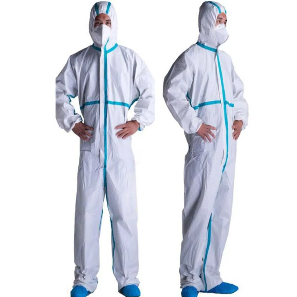 Одноразовый изолирующий костюм для больниц защитный размера плюс цельный