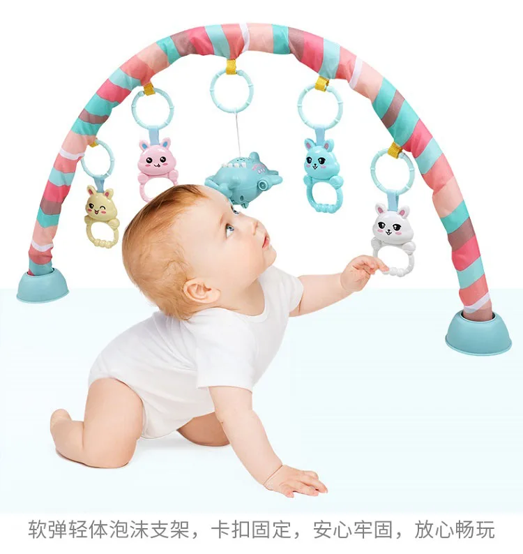 Игрушка для новорожденных, детский набор, Подарочная коробка, стойка для фитнеса, первичная, для новорожденных, официальные фотографии, подарок, весенние принадлежности для ног