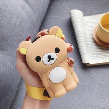 Горячая Распродажа, кошелек для монет с мультяшным медведем, чехол для ключей для девочек, кошелек, Детская сумка для наушников queen, сумка для монет, Детский кошелек, силиконовый чехол на молнии