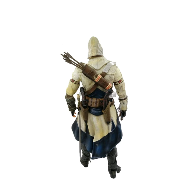 Фигурка Assassin Is Creed, PlayArts, Connor Kenway, подвижные игрушки, ПВХ, 27 см, модель, ПВХ, фильм, подарок, коллекционная кукла, Figma