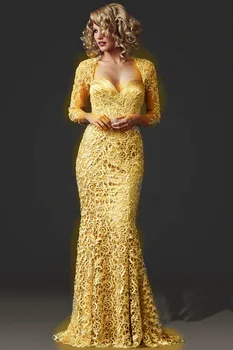 

abiye gece elbisesi vestido de festa longo robe de soiree 2019 gold lace sexy backless beading cheap long Formal evening dress