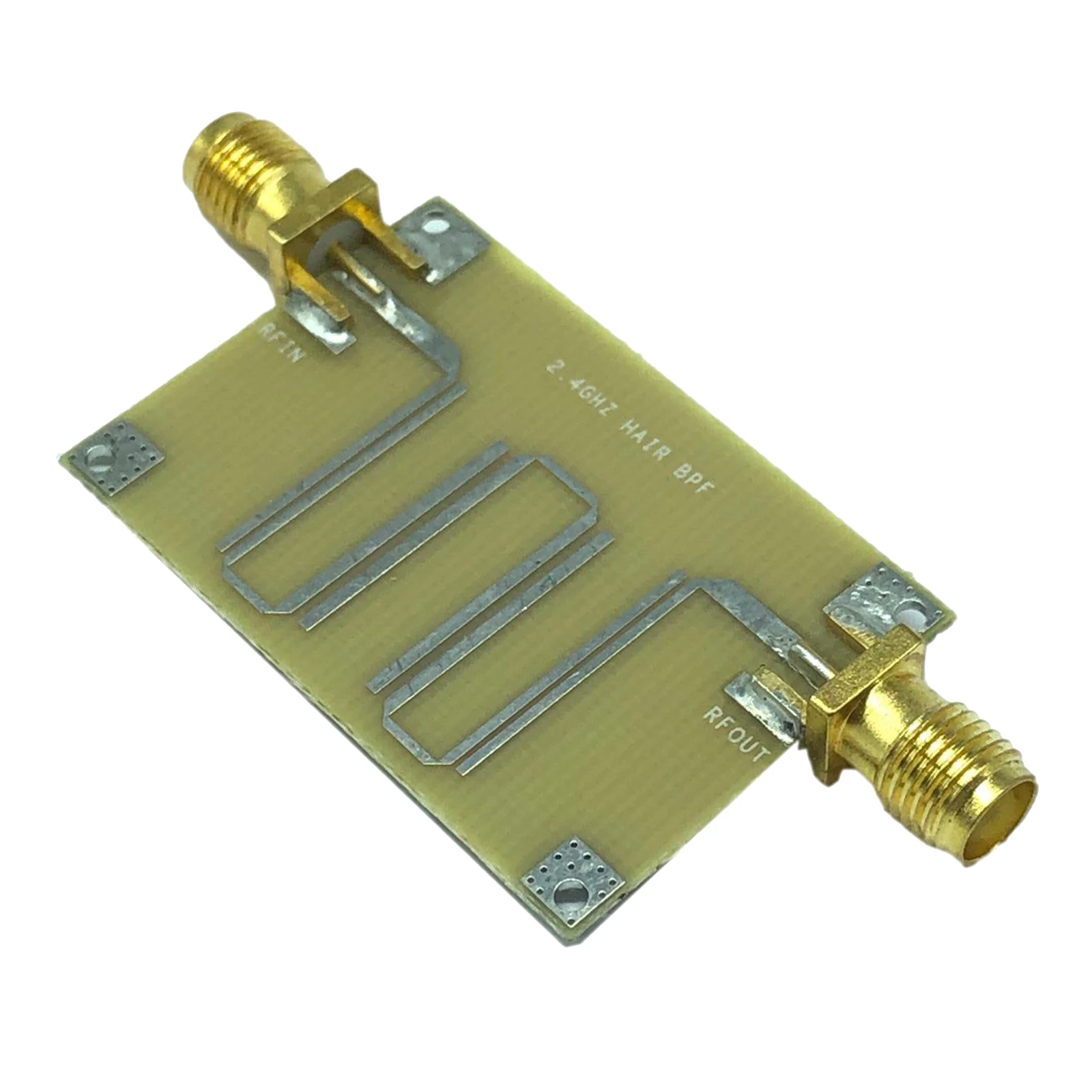Copper 2.4GHZ Microstrip Bandpass Filter Replace Accessories Parts Practical Filter Copper 2.4GHZ Microstrip Bandpass Filter Replace Accessories Parts Practical Filter