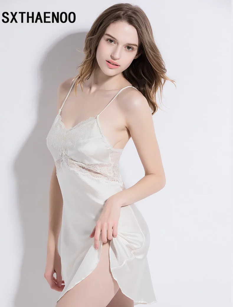 ZHXZINCJ Camisón Sexy Para Mujer, Con Estampado De