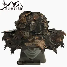 Уличные камуфляжные шляпы 3D Boonie военный, камуфляж, охота шляпа путешествия солнцезащитная Кепка Ведро стиль Рыбак скрытые шляпы