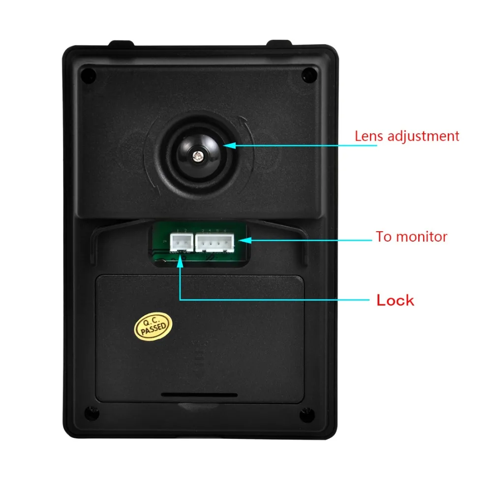 SmartYIBA приложение дистанционное управление Wi-Fi Беспроводной 7 дюймов видео телефон двери дверной звонок Домофон системы 1000TVL камера с ИК