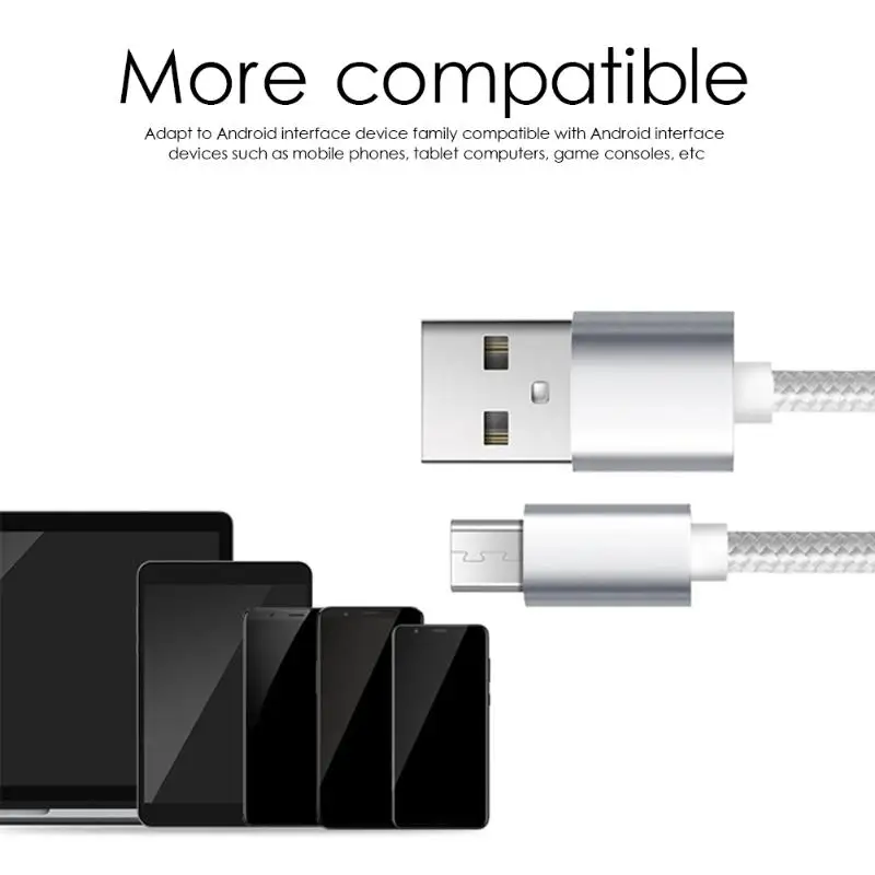 Портативные кабели питания 6 футов высококачественный Micro USB кабель для зарядки