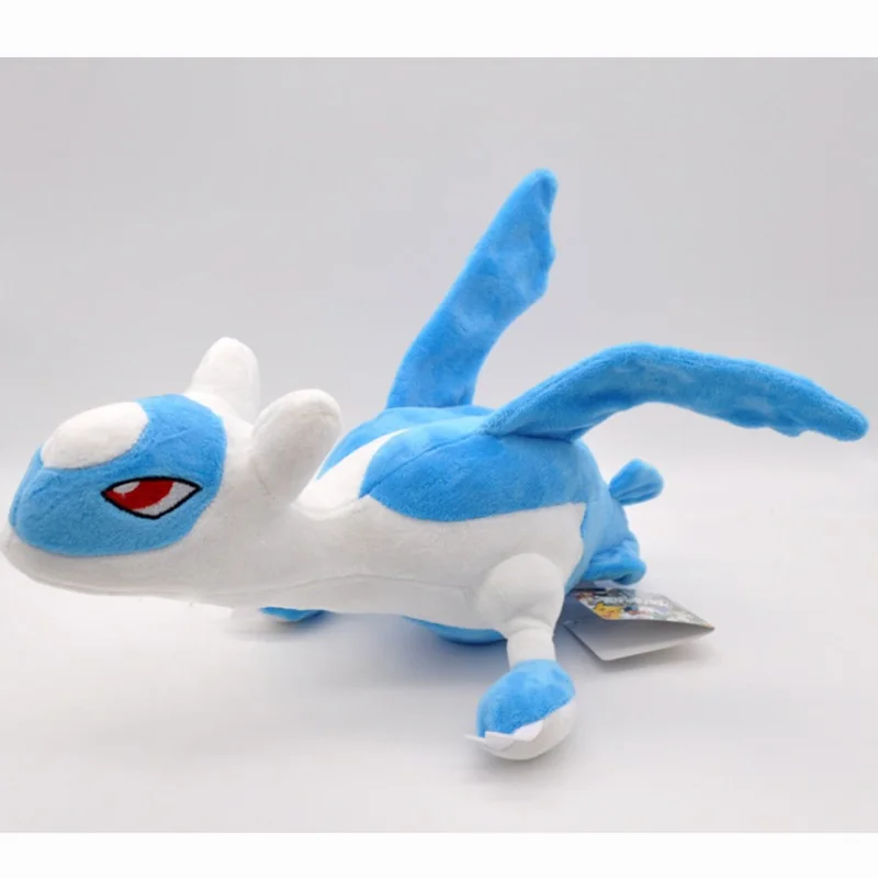 1 Красный/синий Latias плюшевые игрушки 30 см карманные Косплей животные куклы детские игрушки, срезанные плюшевые игрушки для детей подарок - Color: 1