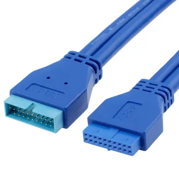 

USB 3.0 20 Pin Mate to Female PCI Extension Cable for Computer