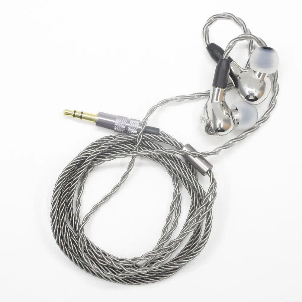 Fone de Ouvido Iem com Destacável Urbanfun Berílio Diafragma Dinâmico Driver In-ear Metal Mmcx Cabo Ybf-iss014 10mm
