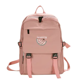 

Women Canvas Backpacks Female School Bags for Teenagers Girls Big Cute Laptop Backpack Mochila Feminina Bookbag Travel Bagpack