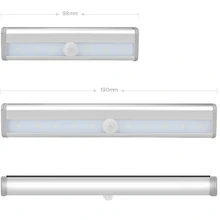 Ночной светильник, светильник для шкафа s PIR датчик движения, светодиодное освещение для шкафа с клейкой наклейкой, светодиодный светильник для шкафа, шкафа, кухни